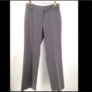 Ann Taylor Curvy Size 6 Grey Pin Stripe Slacks